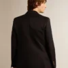 Blazer homme à double boutonnage bleu foncé