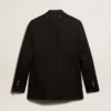 Blazer noir à double boutonnage pour femme