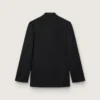 Blazer noir à double boutonnage pour homme