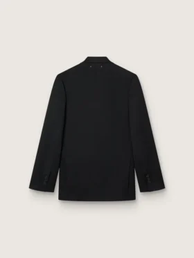 Blazer noir à double boutonnage pour homme