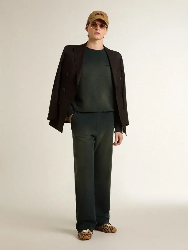 Blazer noir à double boutonnage pour homme