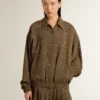 Blouson aviateur en laine pour femme