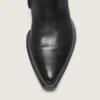 Bottes Debbie basses pour homme en cuir noir