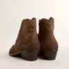 Bottes Young en daim marron foncé