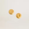 Boucles d’oreilles circulaires dorées
