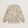 Cardigan femme à imprimé floral et broderies