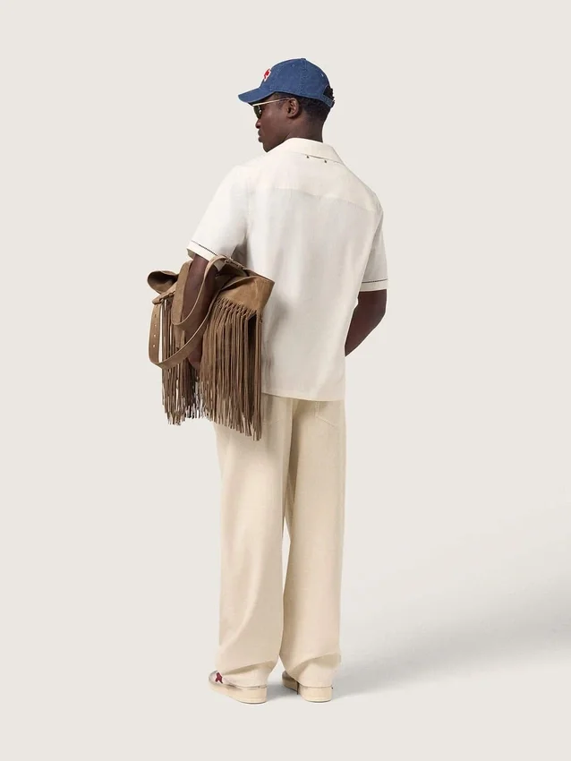 Casquette de baseball bleu denim avec écusson « Golden » en tissu éponge rouge et blanc