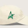 Casquette de baseball crème avec écusson « Golden » ton sur ton et pin's en forme d'étoile verte