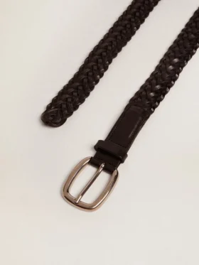 Ceinture pour femme en cuir noir