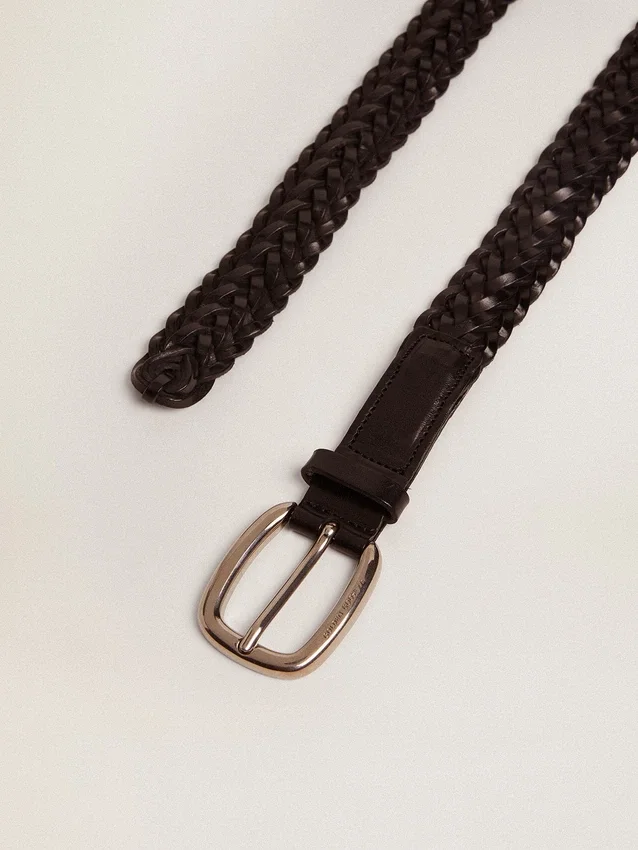 Ceinture pour femme en cuir noir