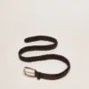 Ceinture pour femme en cuir noir