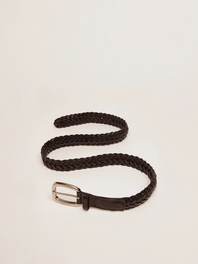 Ceinture pour femme en cuir noir