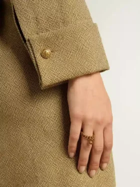 Chaîne de couleur or antique avec maillons souples