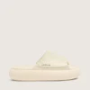Sandales Slide Space-Star pour homme en cuir blanc