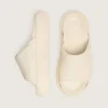 Sandales Slide Space-Star pour homme en cuir blanc
