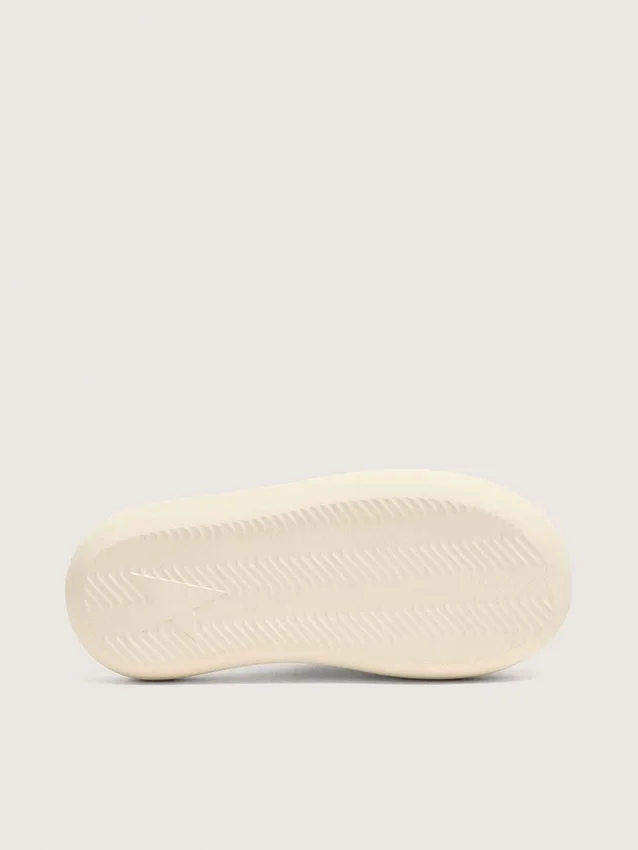 Sandales Slide Space-Star pour homme en cuir blanc