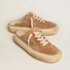 Chaussures Space-Star pour femme en daim couleur tabac avec doublure en peau de mouton