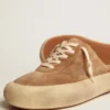 Chaussures Space-Star pour femme en daim couleur tabac avec doublure en peau de mouton