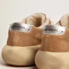 Chaussures Space-Star pour femme en daim couleur tabac avec doublure en peau de mouton
