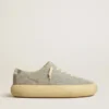 Chaussures Space-Star pour homme en daim gris glacier avec étoile perforée