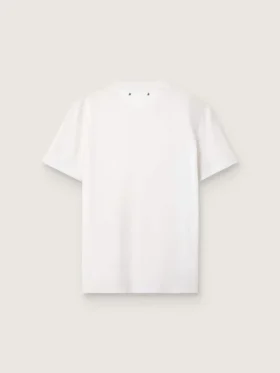 Chemise blanche pour femme ornée de cristaux cabochons