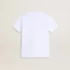 Chemise blanche pour garçons avec imprimé Golden multicolore