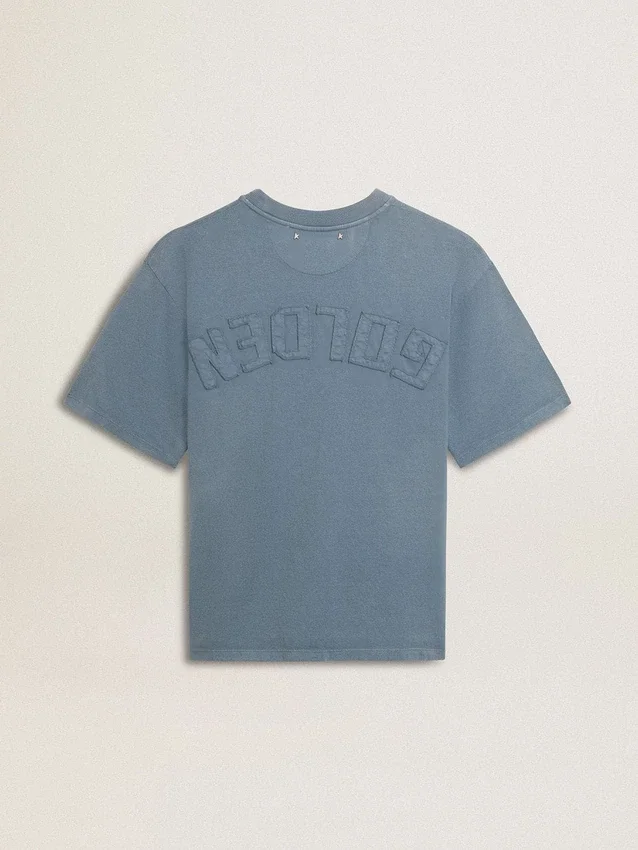 Chemise bleu ciel avec logo inversé dans le dos - Capsule Jersey