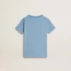 Chemise bleu clair pour garçon avec imprimé