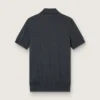 Chemise d’homme à manches courtes en laine mérinos grise