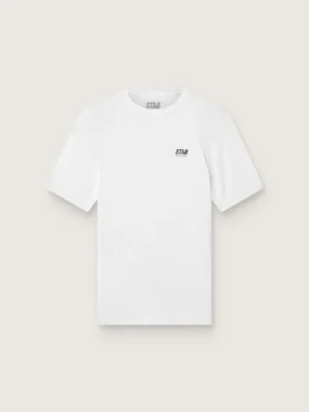 Chemise de sport blanche coupe ajustée pour homme