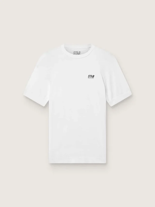 Chemise de sport blanche coupe ajustée pour homme