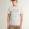 Chemise en coton blanc pour homme avec imprimé vert
