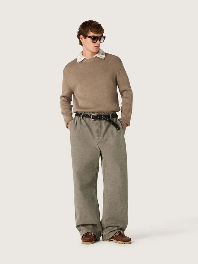 Chemise en coton à manches courtes pour homme, imprimé floral noir et blanc