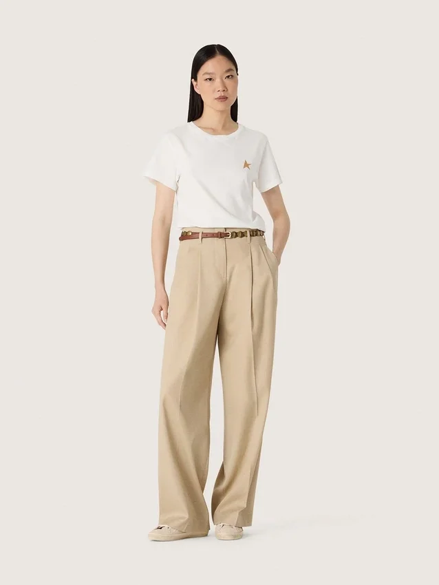 Chemise femme avec imprimé dans le dos