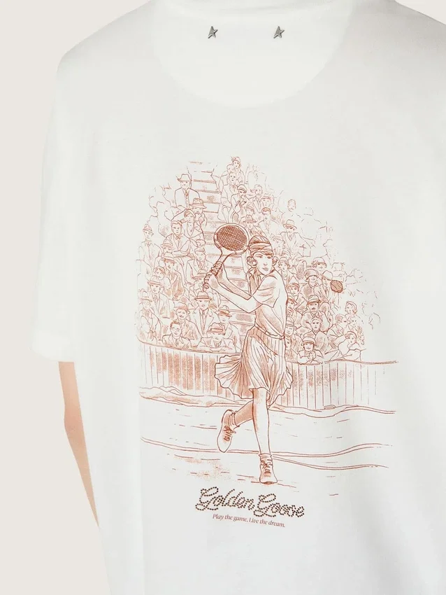 Chemise femme avec imprimé dans le dos