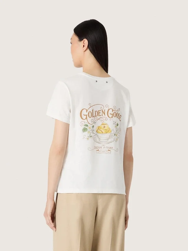 Chemise femme avec imprimé dans le dos