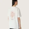 Chemise femme avec imprimé dans le dos
