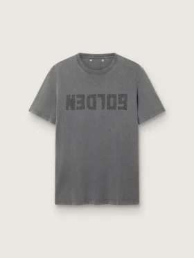 Chemise gris anthracite pour homme avec effet vieilli