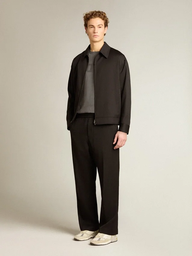 Chemise gris anthracite pour homme avec effet vieilli