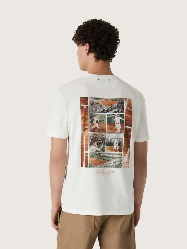 Chemise homme avec imprimé dans le dos
