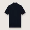 Chemise à manches courtes pour homme en laine mérinos bleu marine