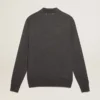 Chemise à manches longues pour homme en laine mérinos grise