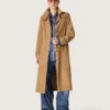 Chemise oversize pour femme à l'effet denim vieilli
