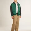 Chemise oversize pour homme, effet « worn-white », à rayures verticales