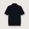 Chemise pour femme en laine mérinos bleu marine