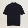 Chemise pour femme en laine mérinos bleu marine
