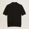 Chemise pour femme en laine mérinos noire
