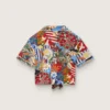 Chemise pour fille à imprimé multicolore