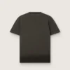 Chemise pour homme en jersey de coton anthracite avec cœur perforé