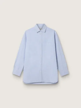 Chemise pour homme à fines rayures